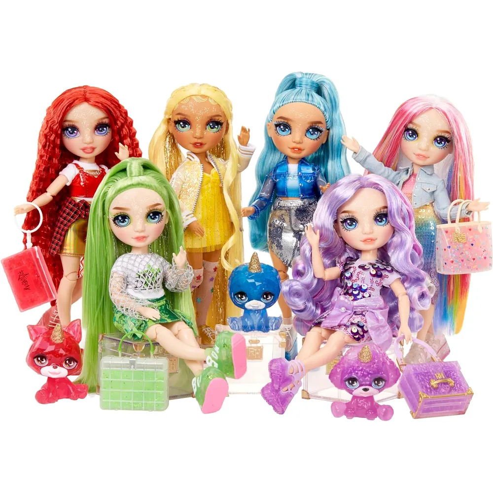 Rainbow High muñeca con mascota