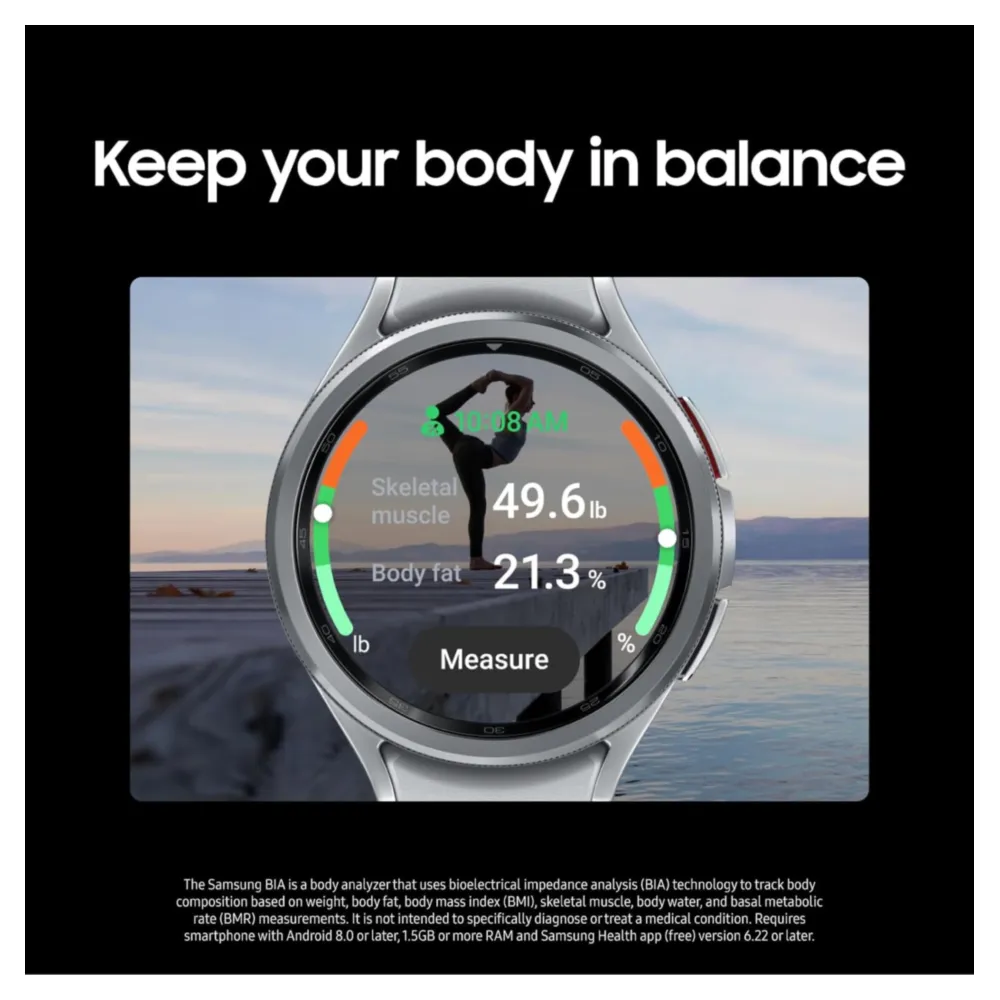 SMARTWATCH CELULAR GALAXY WATCH 6 SOLO BLUETOOTH | PLATEADO