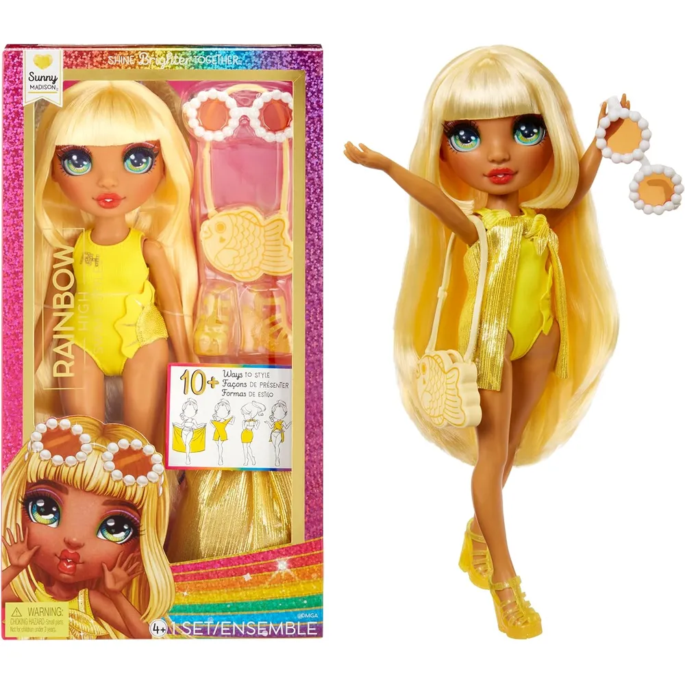 Rainbow High Swim & Style Sunny muñeca