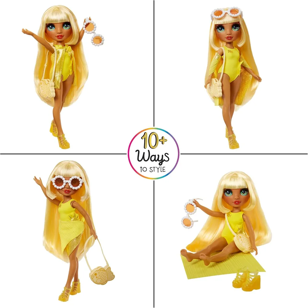 Rainbow High Swim & Style Sunny muñeca