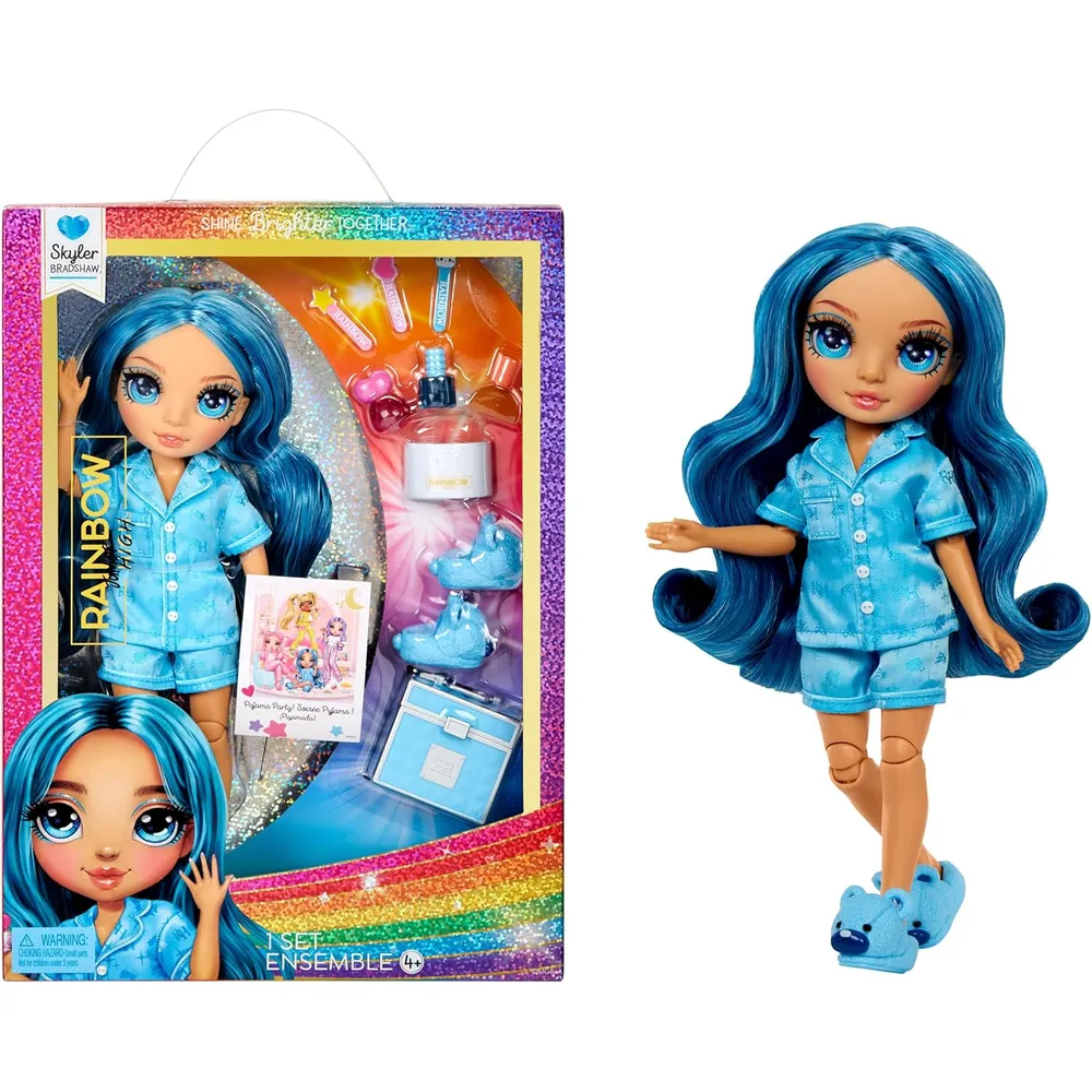 Rainbow High Jr. Pijama Party Skyler muñeca