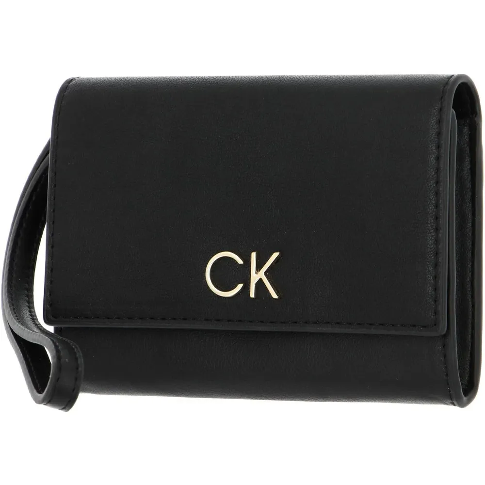 BILLETERA CALVIN KLEIN COMPACTA NEGRO MUJER