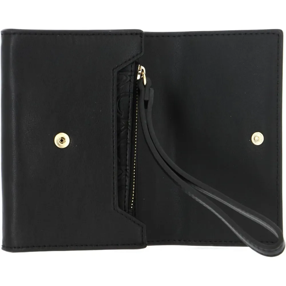 BILLETERA CALVIN KLEIN COMPACTA NEGRO MUJER
