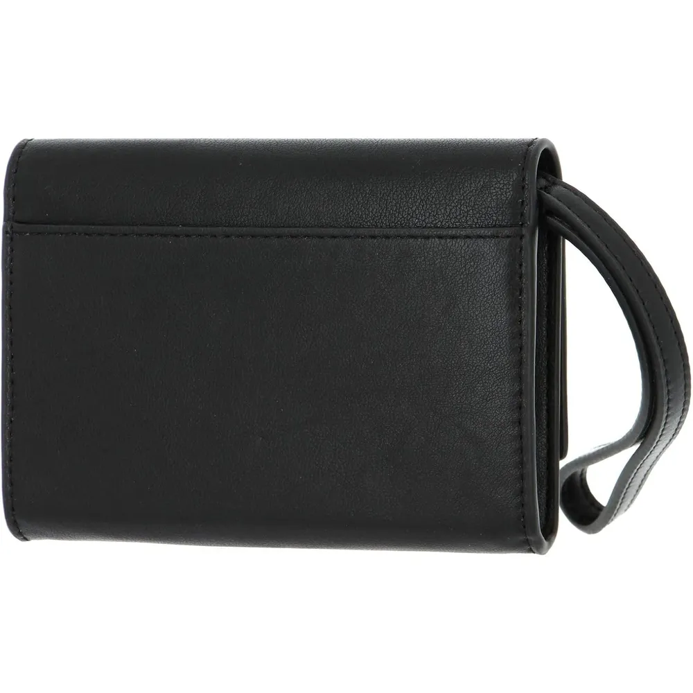 BILLETERA CALVIN KLEIN COMPACTA NEGRO MUJER