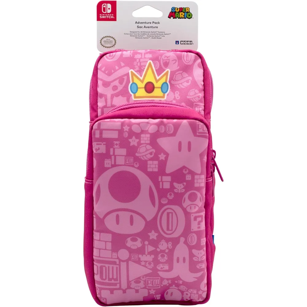 Hori Bolsa de Viaje Princesa Peach para Nintendo Switch