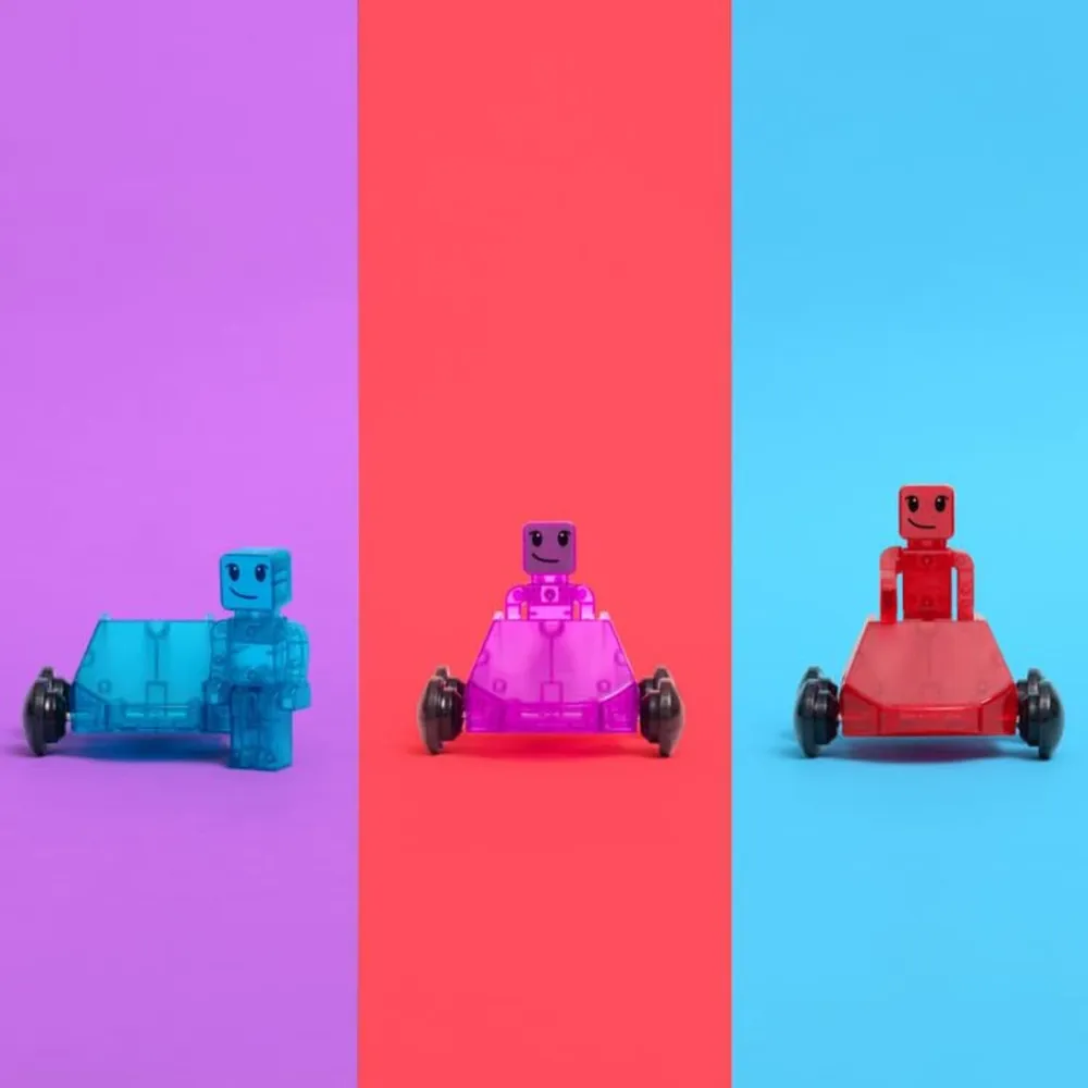 MAGNA-TILES - Dashers 6-piezas set de construcción magnético