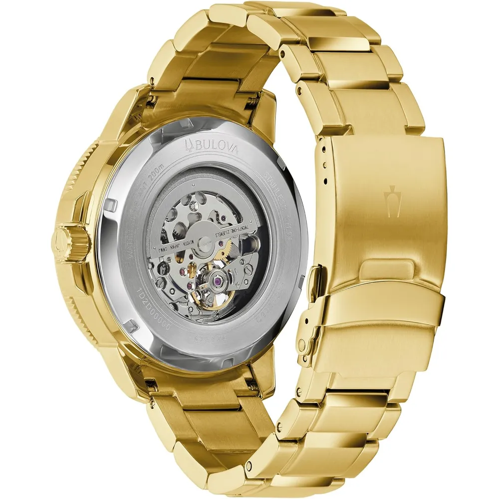 b0cgxtjgdm_2_webp.webp Bulova reloj Marine Star hombre serie C automático 3 agujas bisel giratorio | Oro/Negro