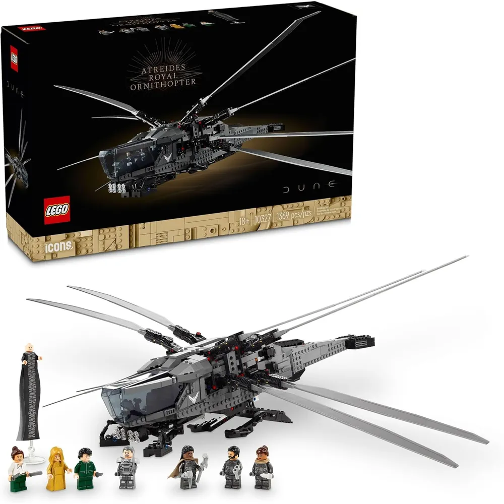 Lego Icons Dune Ornitóptero Real Atreides, modelo coleccionable para adultos