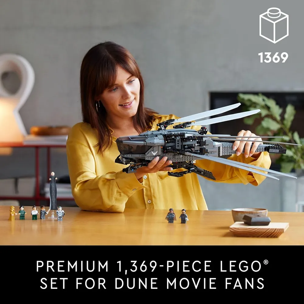 Lego Icons Dune Ornitóptero Real Atreides, modelo coleccionable para adultos
