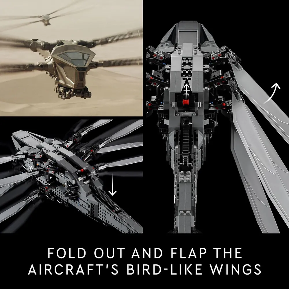 Lego Icons Dune Ornitóptero Real Atreides, modelo coleccionable para adultos