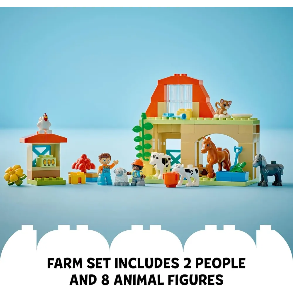 Lego Duplo Cuidado de animales en la granja, set educativo para niños