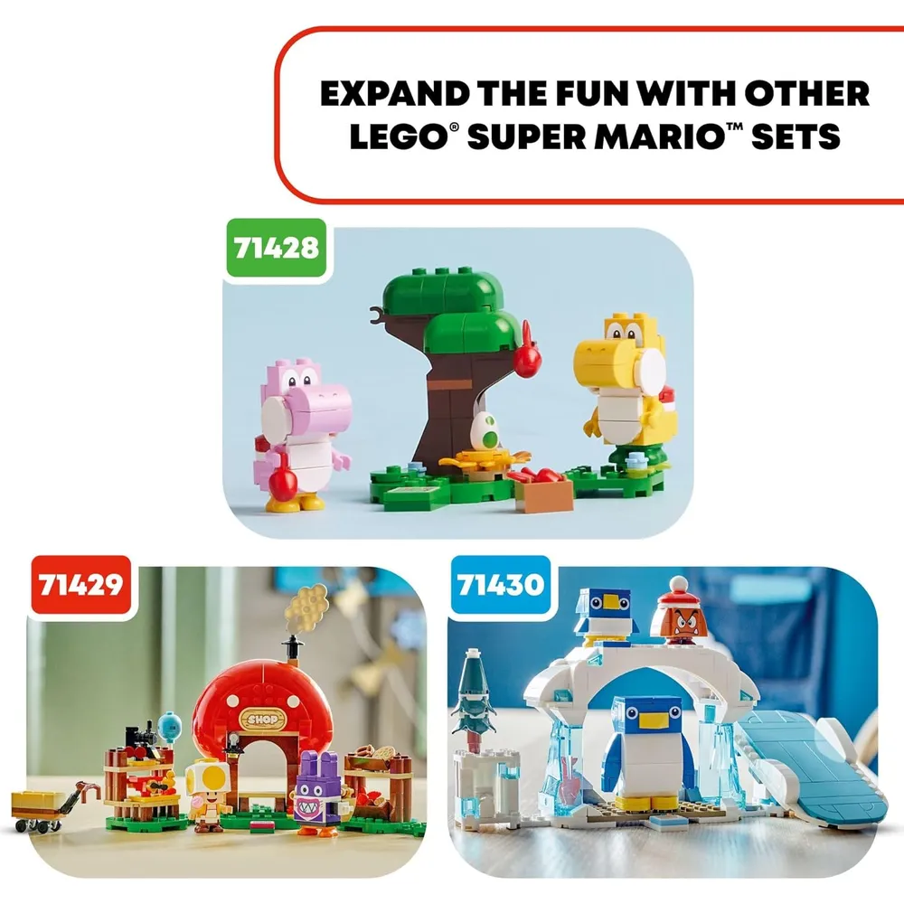 Lego Super Mario Coche deportivo de Bowser, set de expansión para niños