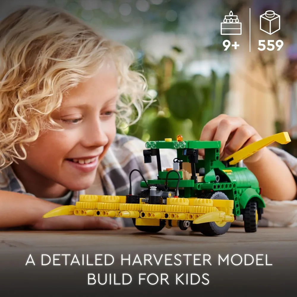 Lego Technic Tractor cosechador John Deere 9700, juguete agrícola para niños
