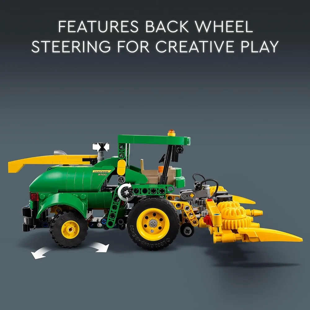 Lego Technic Tractor cosechador John Deere 9700, juguete agrícola para niños
