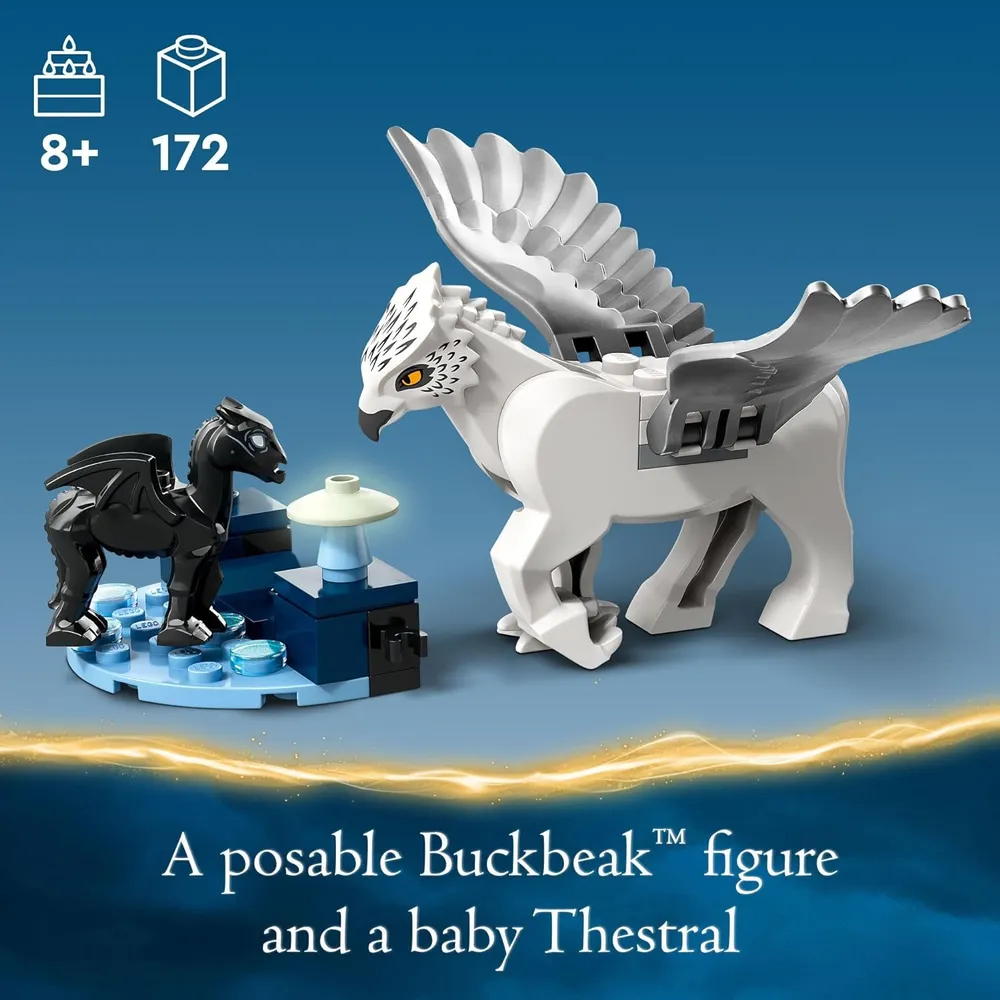 Lego Harry Potter Bosque Prohibido, criaturas mágicas y figuras que brillan
