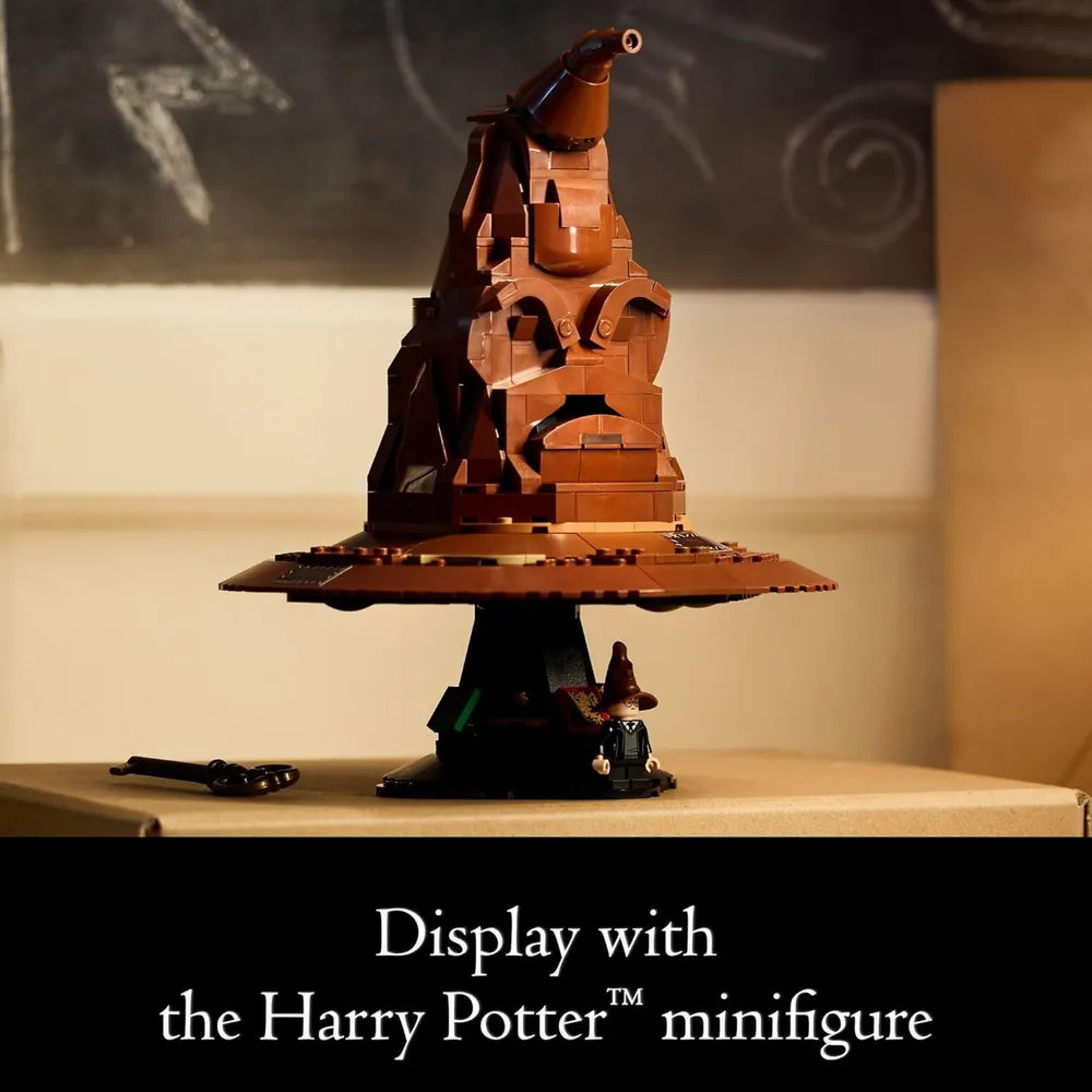 b0cgy22j77_5_webp.webp Lego Harry Potter Sombrero Seleccionador parlante, set de construcción para adultos