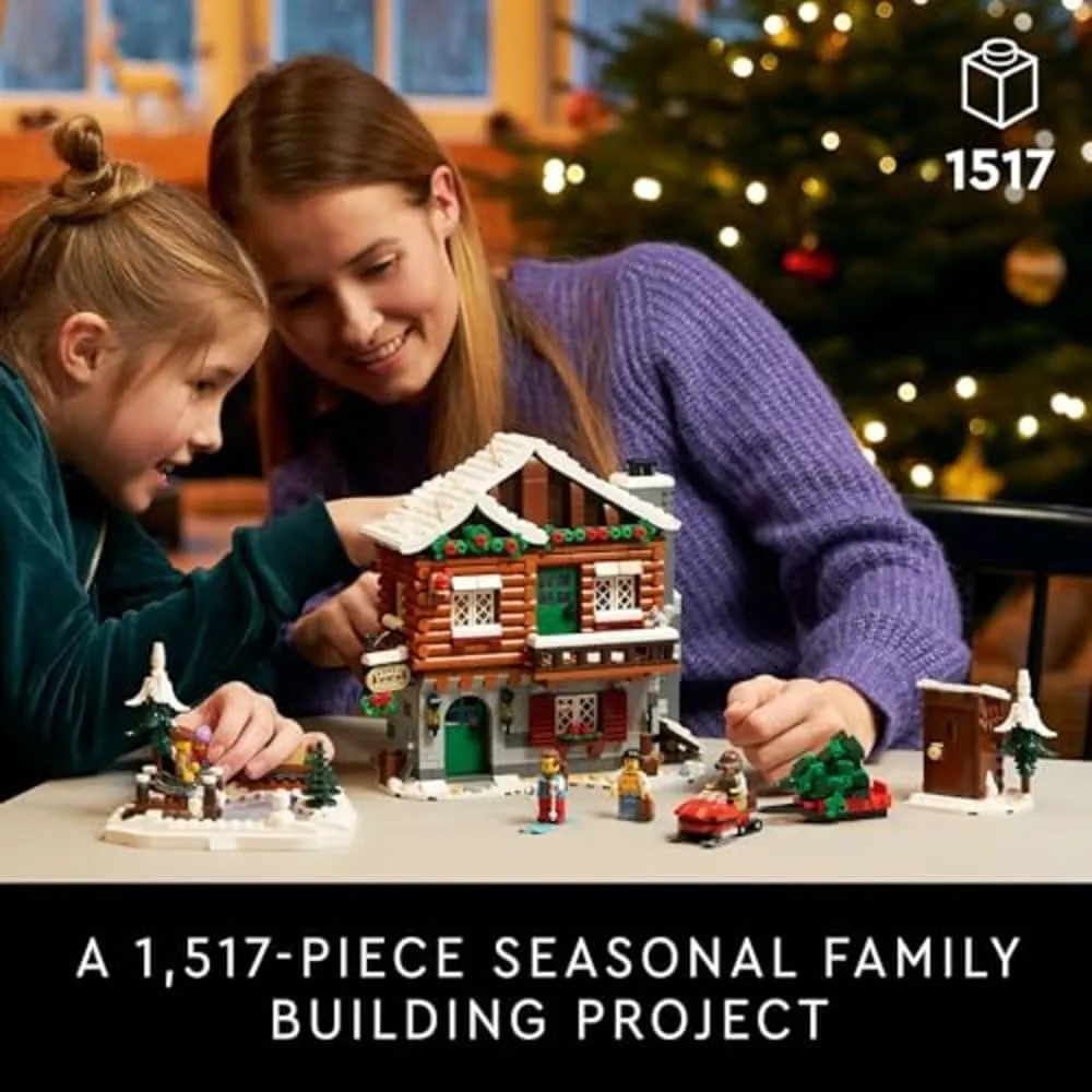 Lego Icons Cabaña Alpina, kit de construcción coleccionable para adultos
