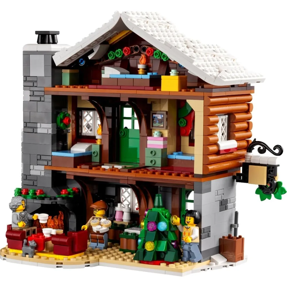 Lego Icons Cabaña Alpina, kit de construcción coleccionable para adultos