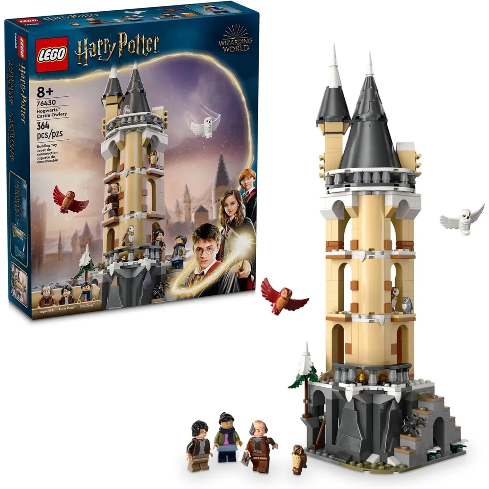 LEGO HARRY POTTER CASTILLO DE HOGWARTS CON LECHUZA Y 3 PERSONAJES