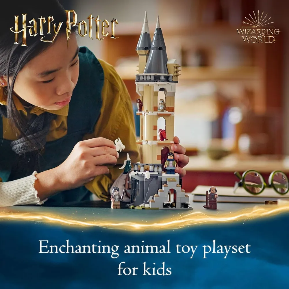 LEGO HARRY POTTER CASTILLO DE HOGWARTS CON LECHUZA Y 3 PERSONAJES