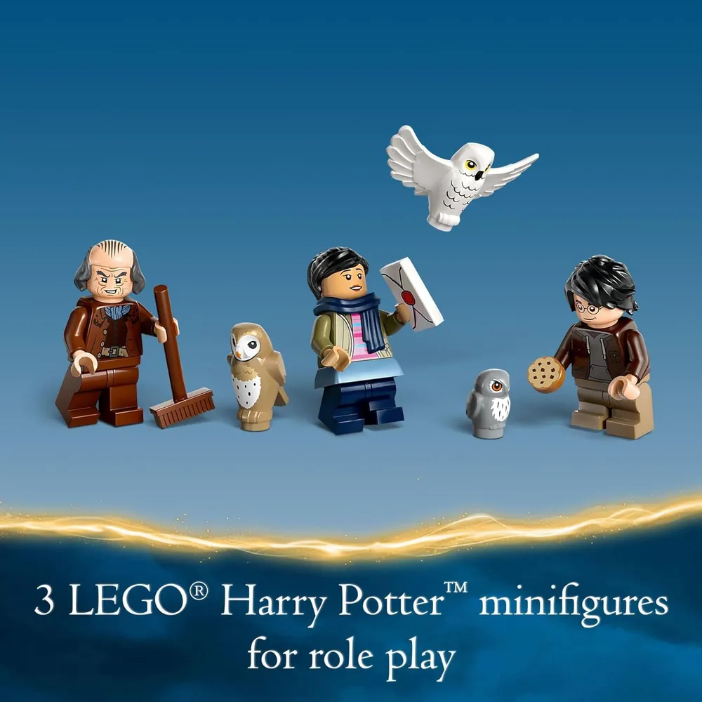 LEGO HARRY POTTER CASTILLO DE HOGWARTS CON LECHUZA Y 3 PERSONAJES