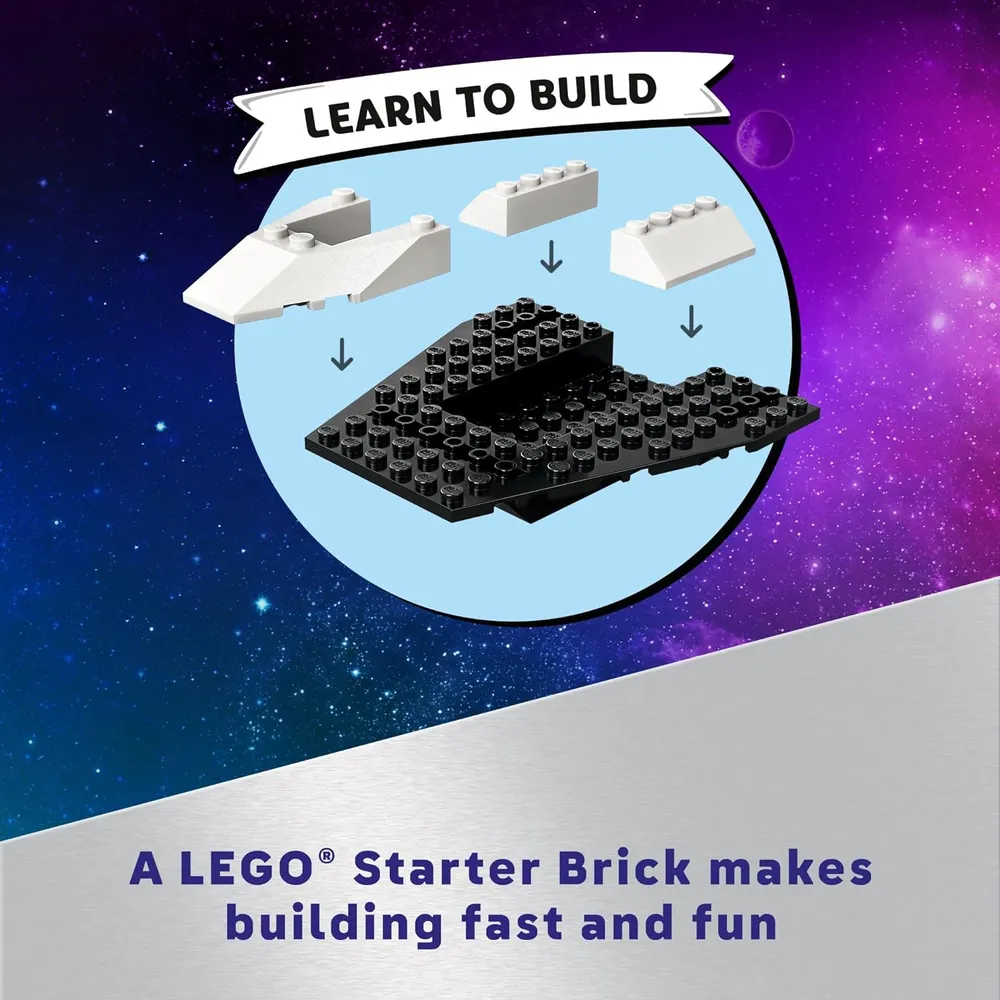 Lego City Nave espacial y descubrimiento de asteroides, set para niños