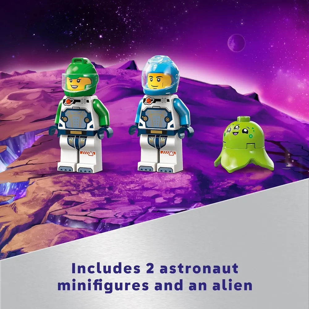 Lego City Nave espacial y descubrimiento de asteroides, set para niños