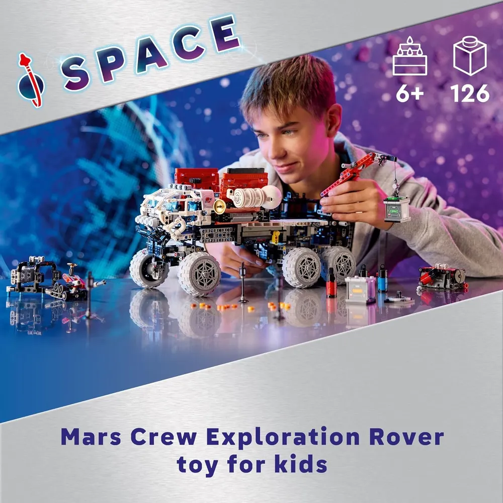 Lego Technic Mars Crew Exploration Rover, kit de construcción avanzado