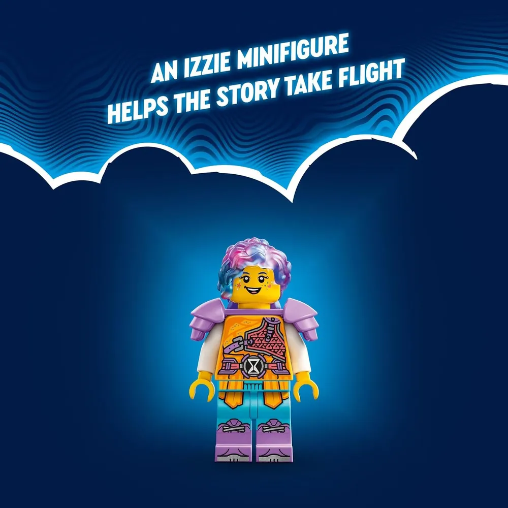 Lego Dreamzzz Izzie's Narwhal en globo aerostático, set para niños