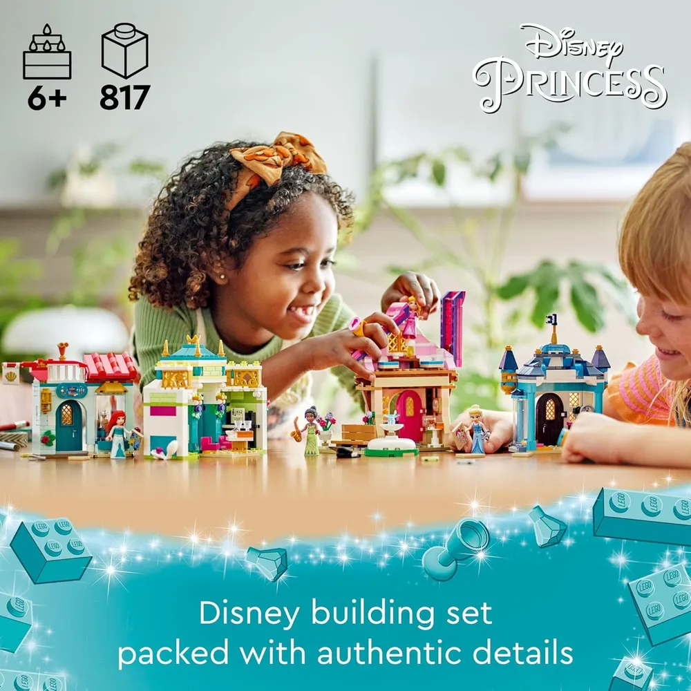 Lego Disney Princess Market Adventure, set de juego de imitación para niños