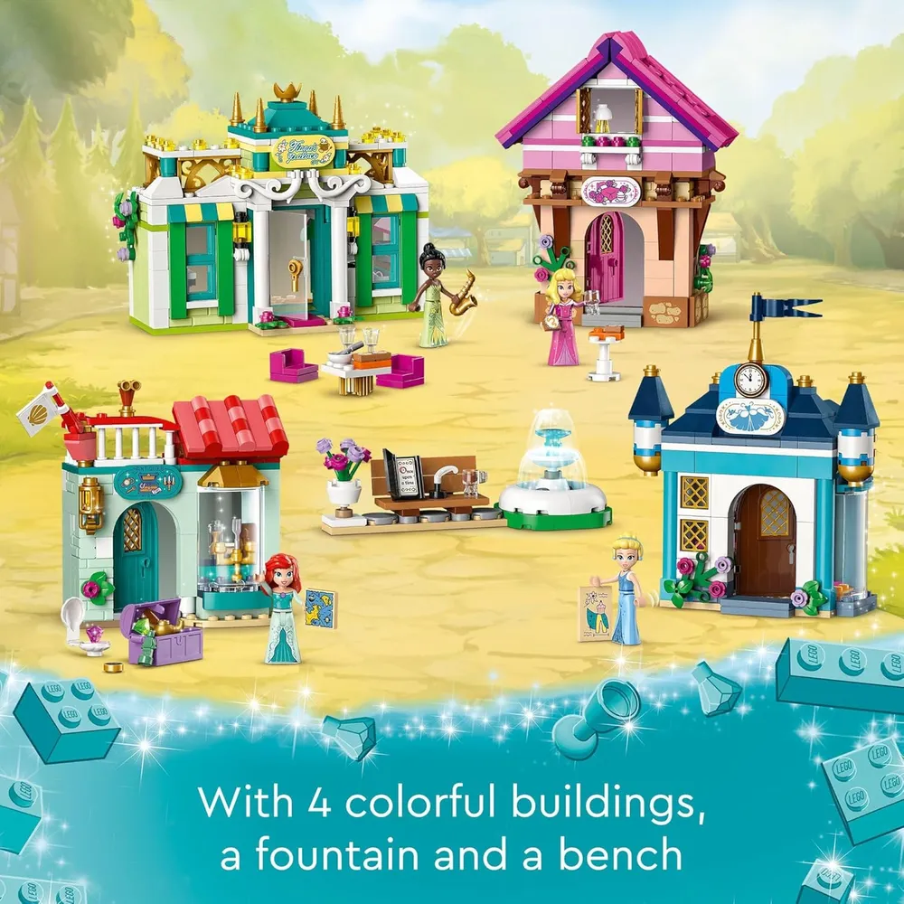 Lego Disney Princess Market Adventure, set de juego de imitación para niños