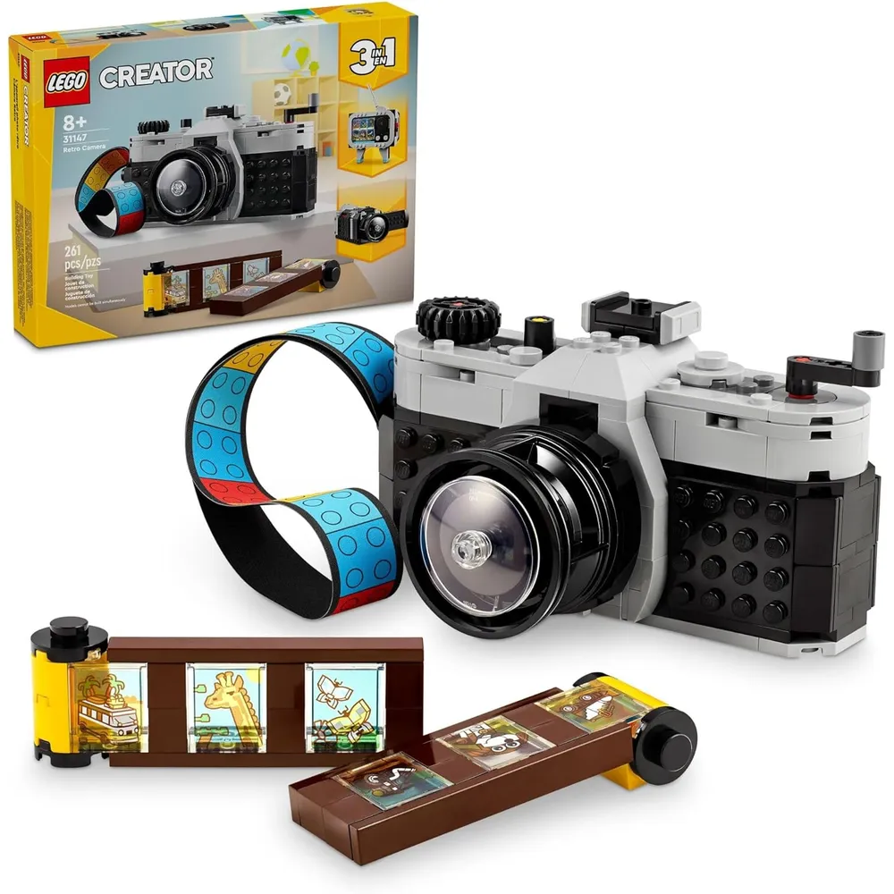 LEGO CREATOR 3 EN 1 CÁMARA RETRO: VIDEOCÁMARA O TELEVISOR