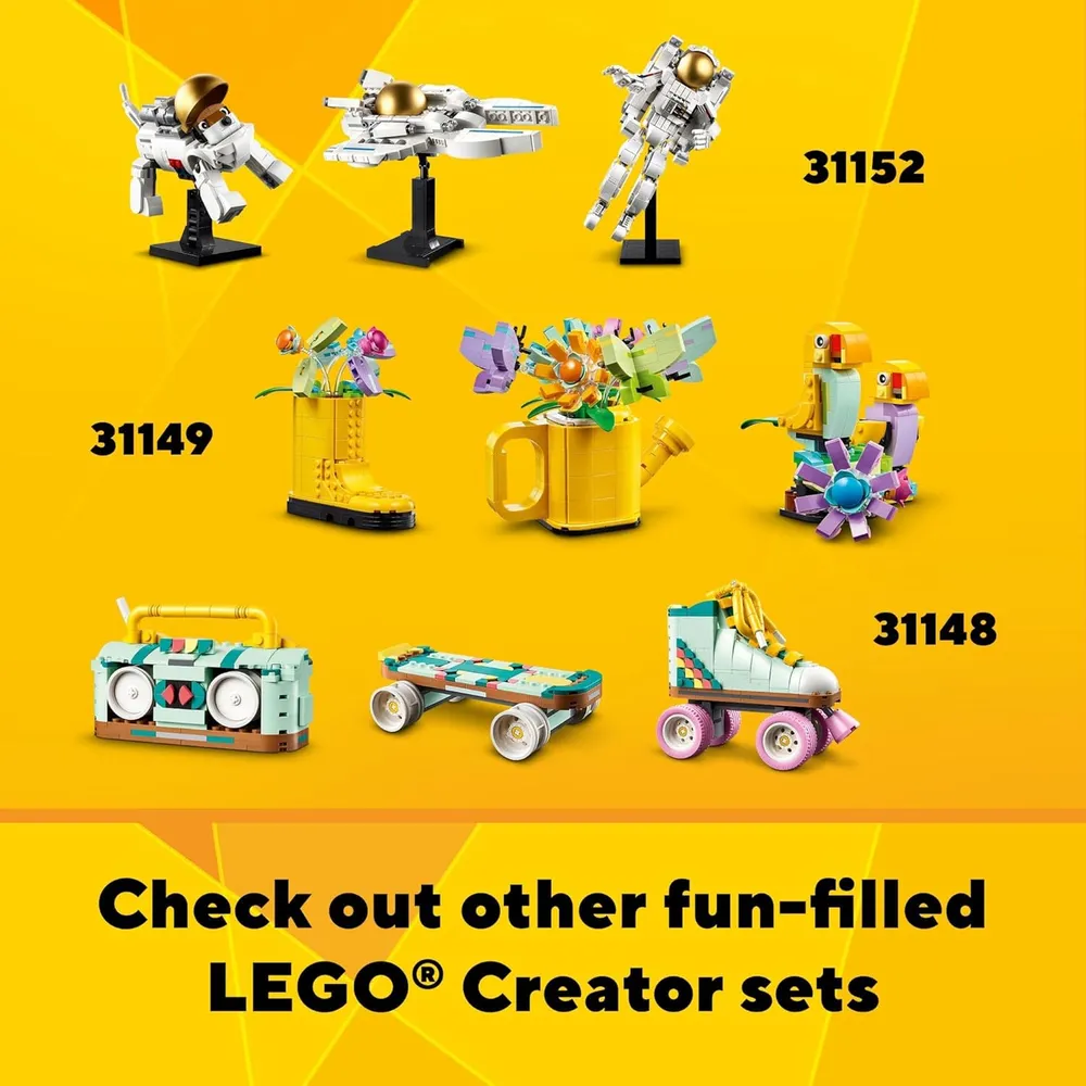 LEGO CREATOR 3 EN 1 CÁMARA RETRO: VIDEOCÁMARA O TELEVISOR