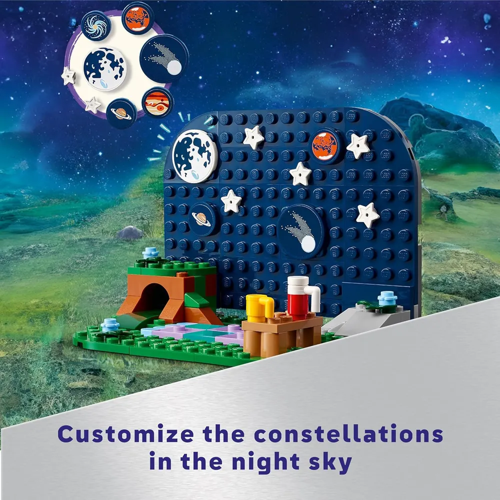 Lego Friends Vehículo de camping con telescopio, perro y 2 minimuñecas