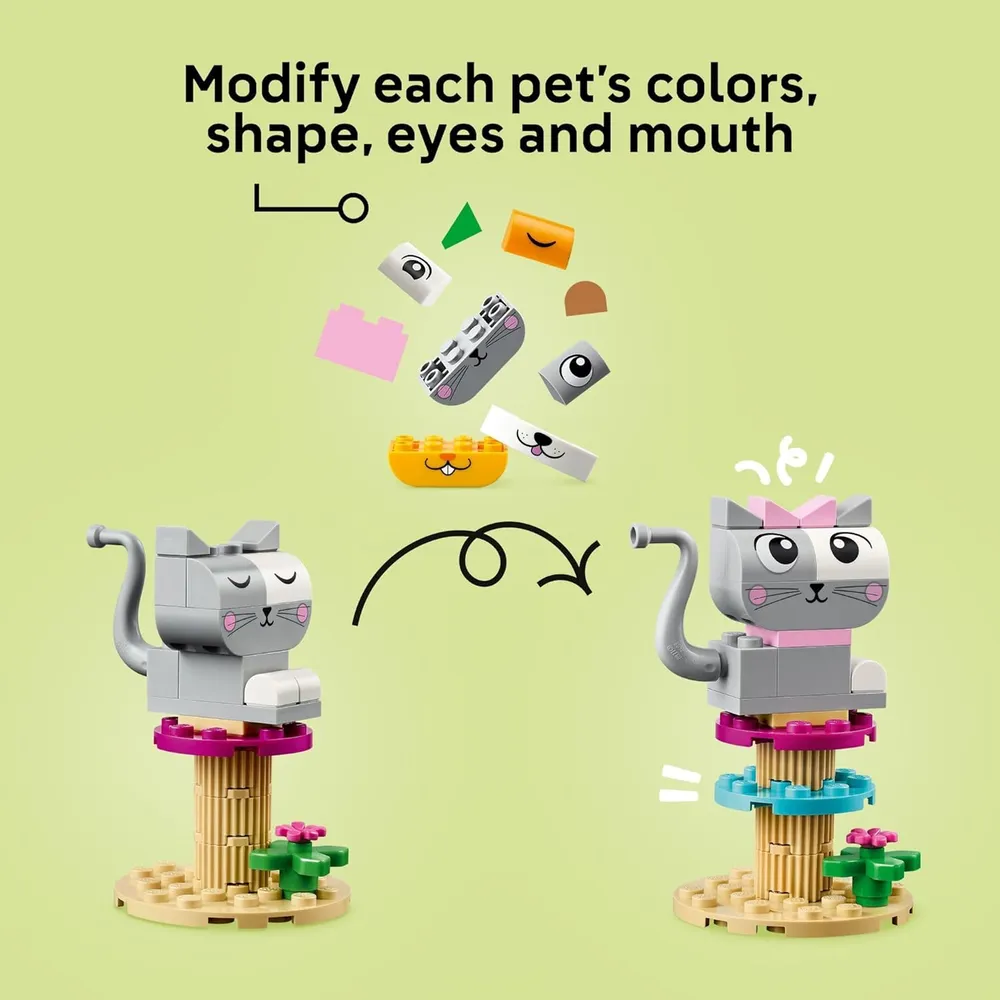 Lego Classic Mascotas Creativas, bloques para construir animales para niños