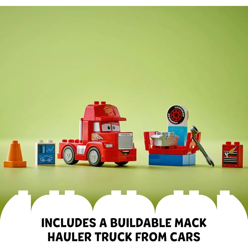 LEGO DISNEY PIXAR MACK EN LA PISTA DE CARRERAS