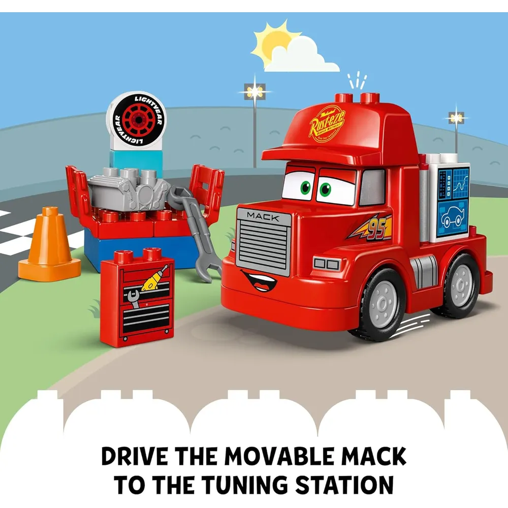 LEGO DISNEY PIXAR MACK EN LA PISTA DE CARRERAS