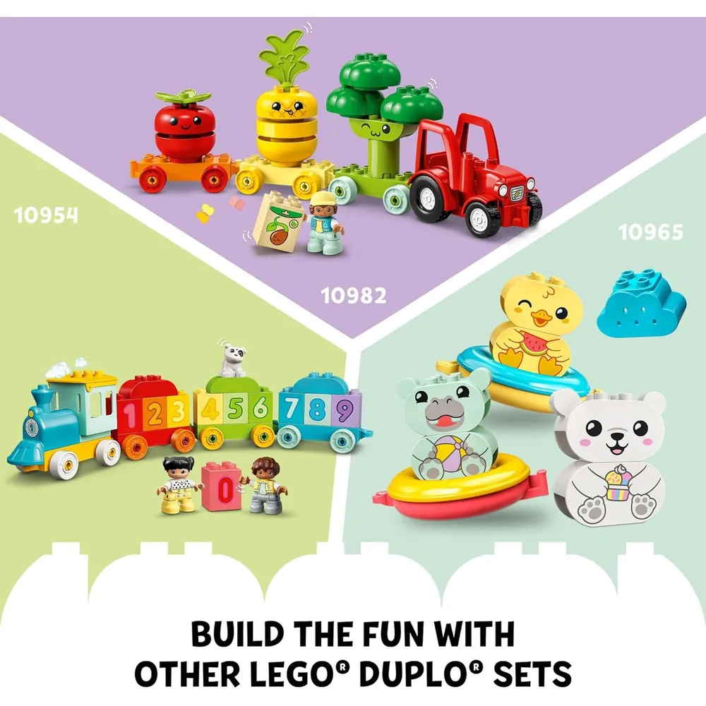 Lego Duplo Mi Primer Tren de Animales con caballo y 4 figuras para niños