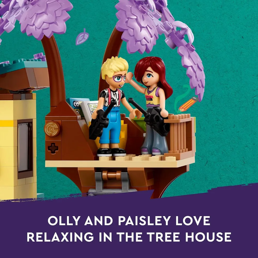 Lego Friends Casa de muñecas de Olly y Paisley con 5 minifiguras