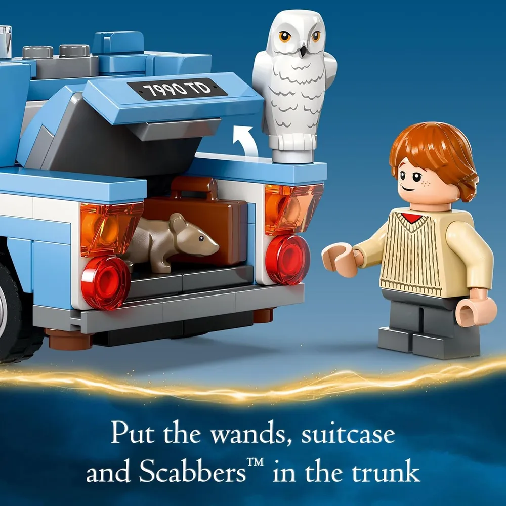 LEGO HARRY POTTER FORD ANGLIA VOLADOR CON 2 MINIFIGURAS