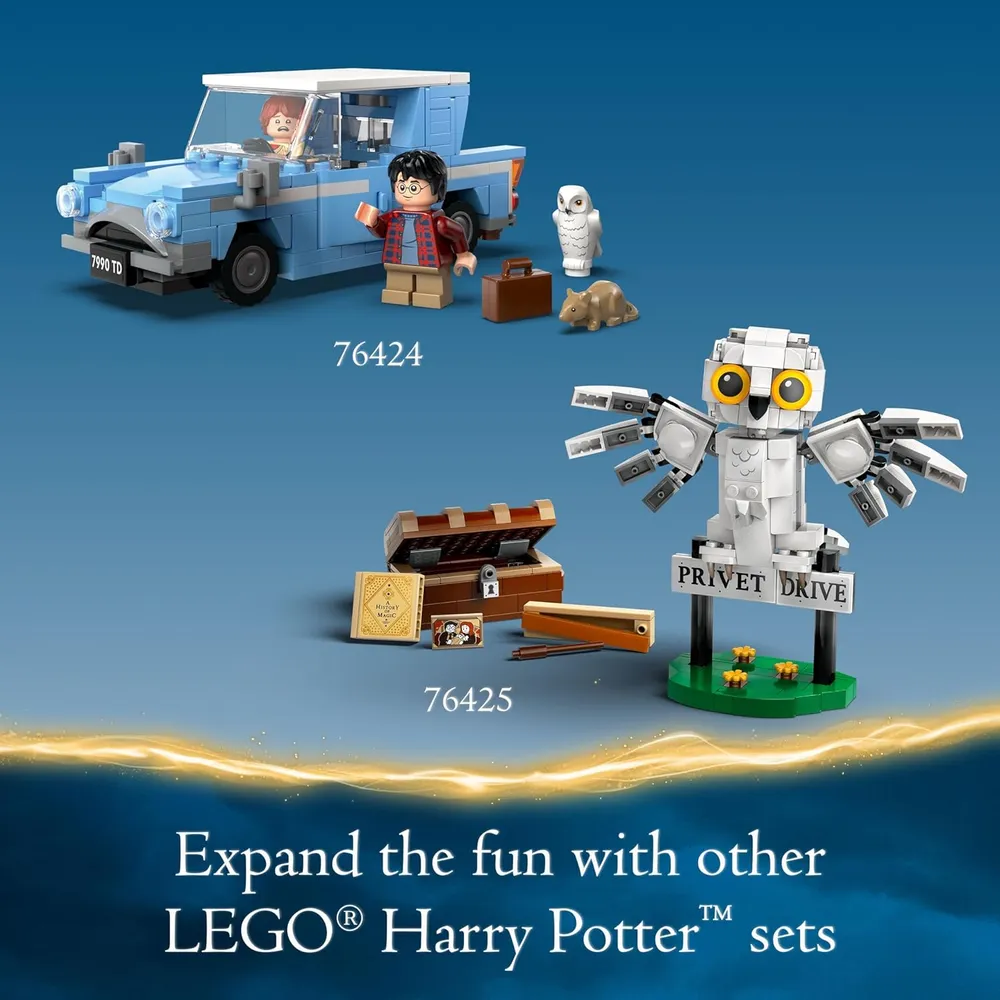 LEGO HARRY POTTER FORD ANGLIA VOLADOR CON 2 MINIFIGURAS