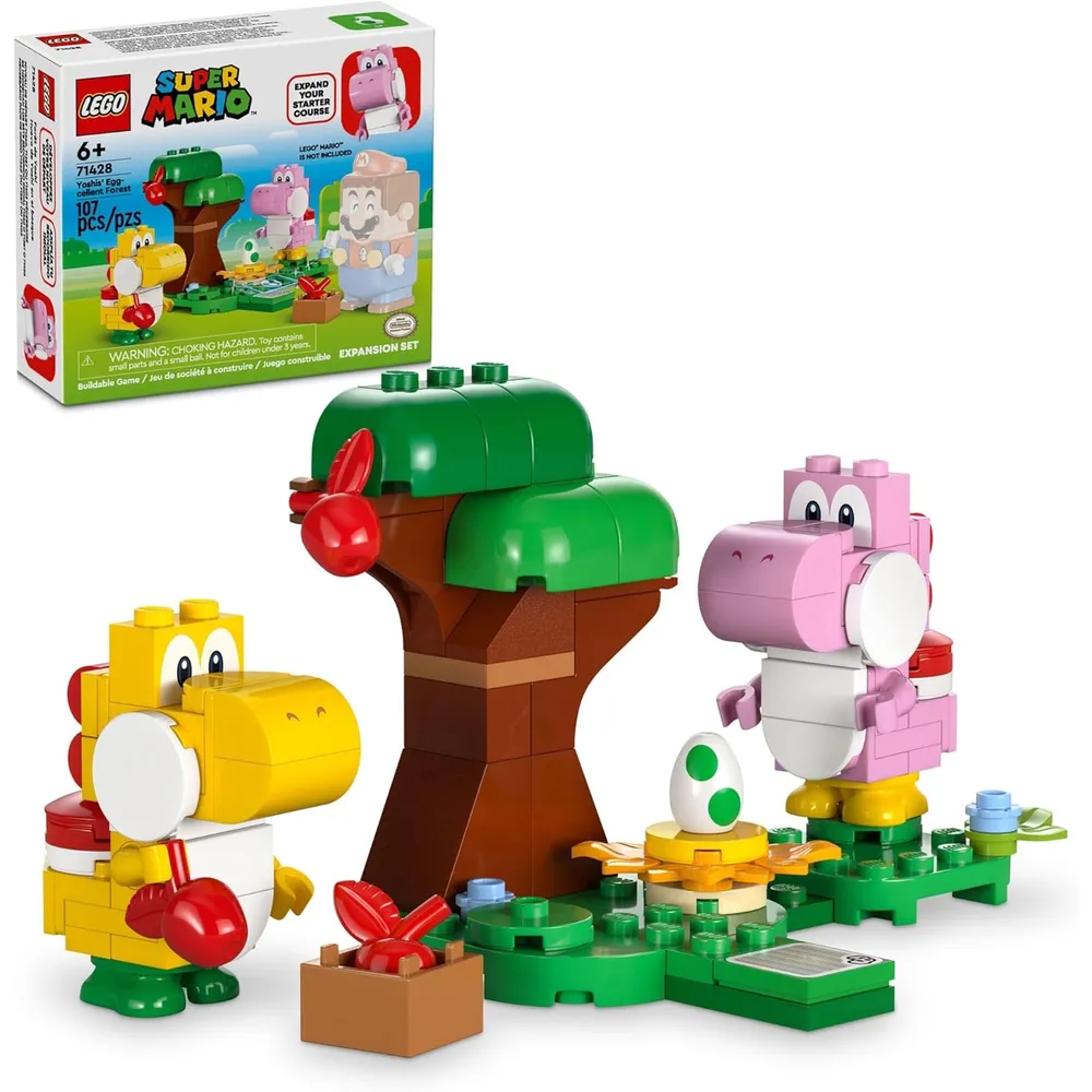 Lego Super Mario Yoshi's Egg-cellent Forest, set de expansión para niños