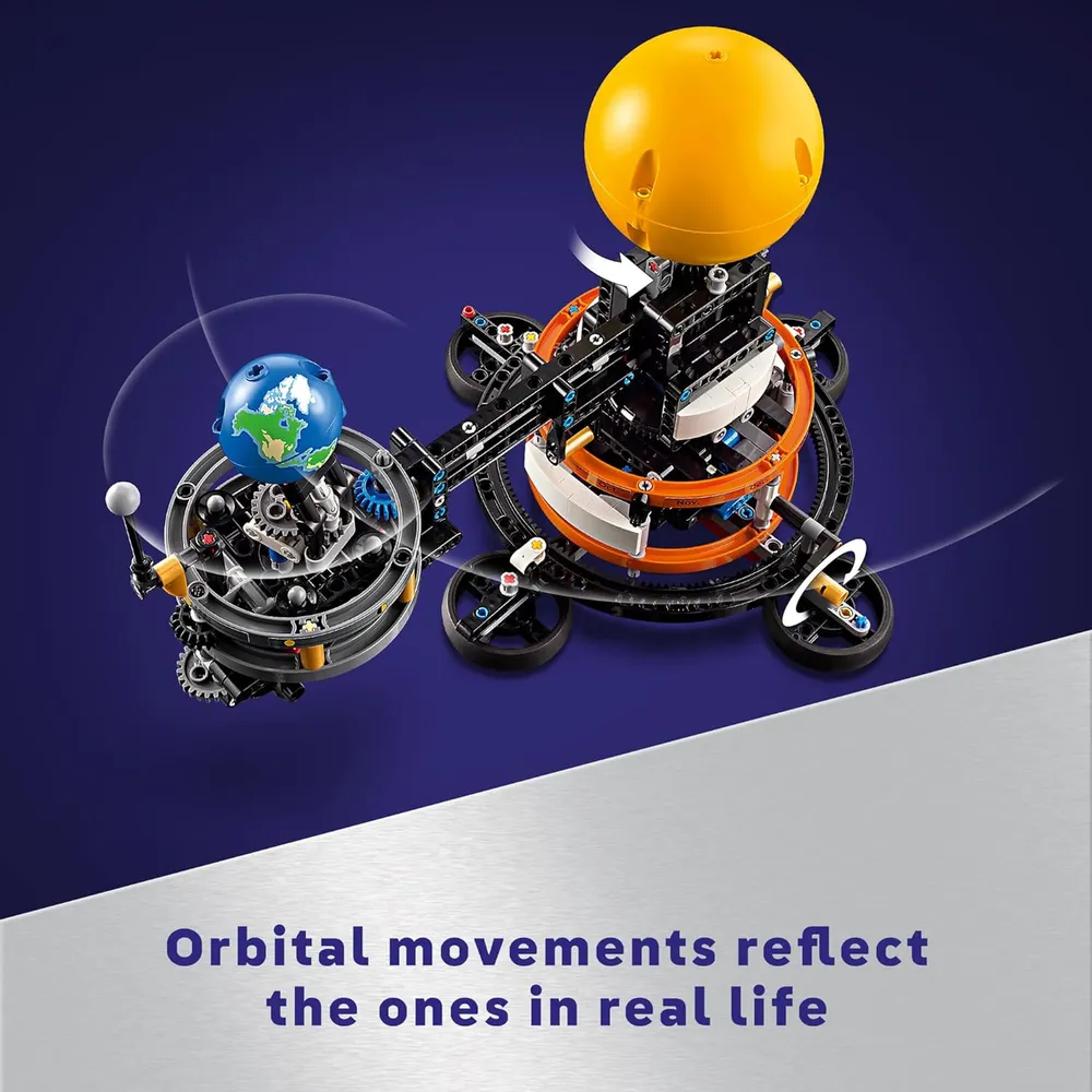 Lego Technic Tierra y Luna en órbita, juguete espacial para niños
