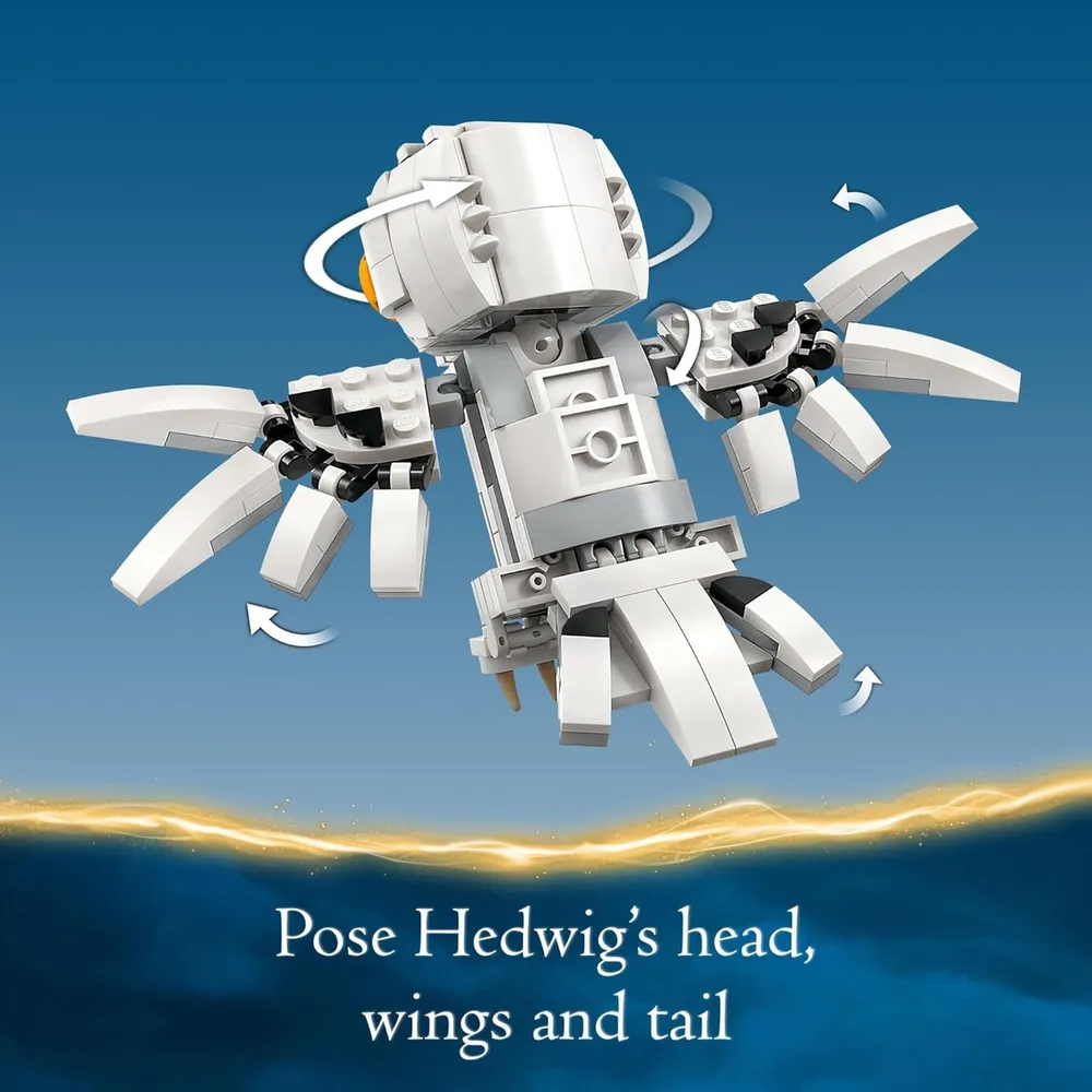 Lego Harry Potter Hedwig en 4 Privet Drive, figura de búho para niños