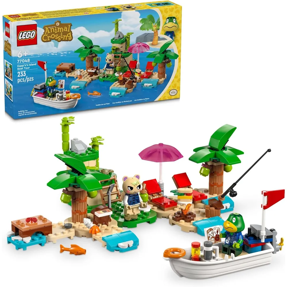 LEGO ANIMAL CROSSING EXCURSIÓN EN BARCO A LA ISLA DE KAPP'N