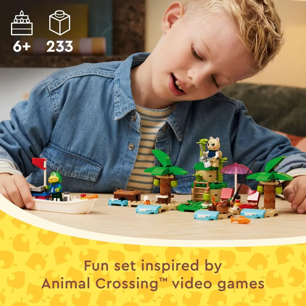 LEGO ANIMAL CROSSING EXCURSIÓN EN BARCO A LA ISLA DE KAPP'N