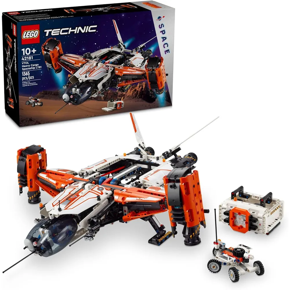 Lego Technic VTOL Nave de carga pesada LT81, juguete espacial para niños