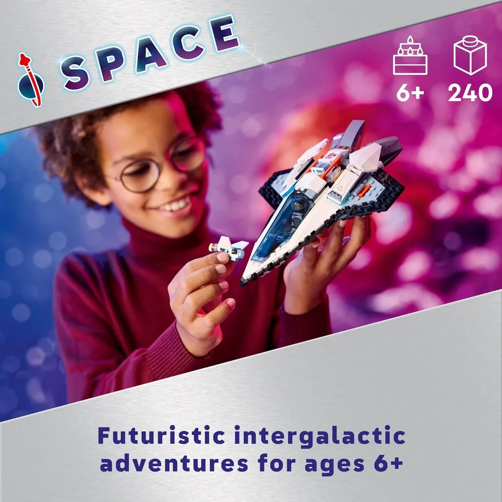 LEGO CITY NAVE ESPACIAL INTERESTELAR CON DRON Y ASTRONAUTA