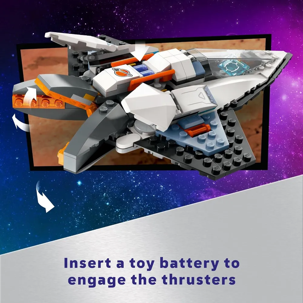 LEGO CITY NAVE ESPACIAL INTERESTELAR CON DRON Y ASTRONAUTA