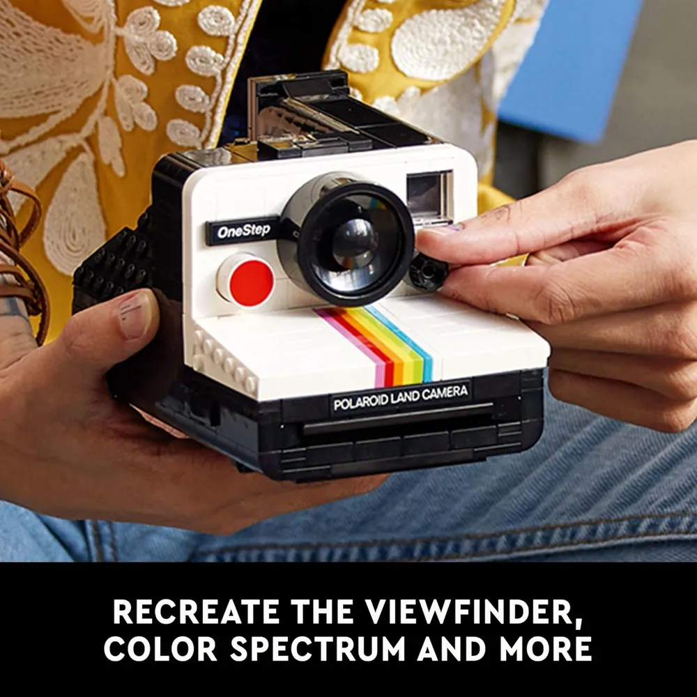 Lego Ideas Polaroid Onestep SX-70, set DIY para adultos, regalo creativo